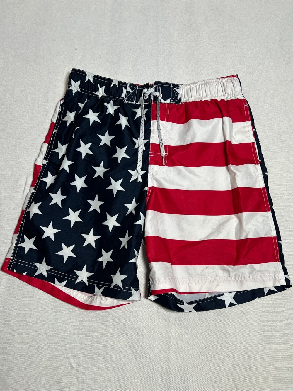 George Red, White & Navy Men's Swim Trunks size 32-34